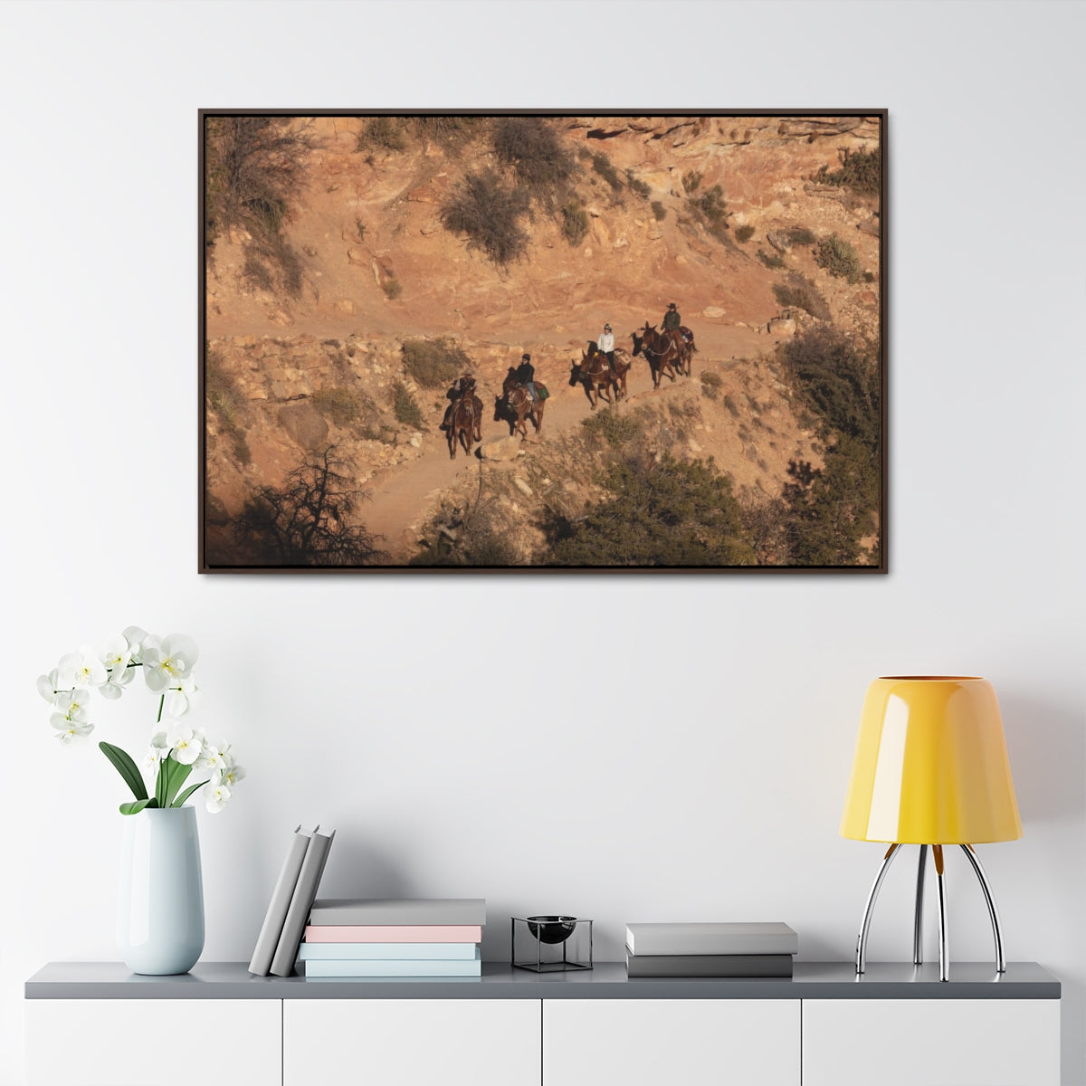 Arizona Mule Trail Ride Canvas Print