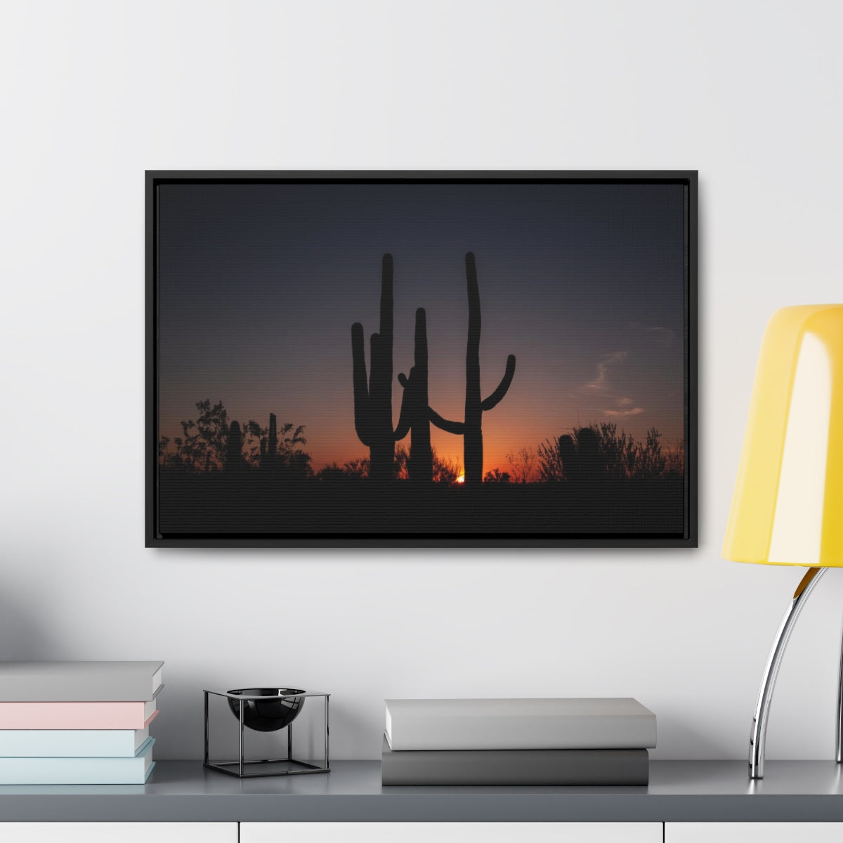 Arizona Saguaro Sunset Canvas Print