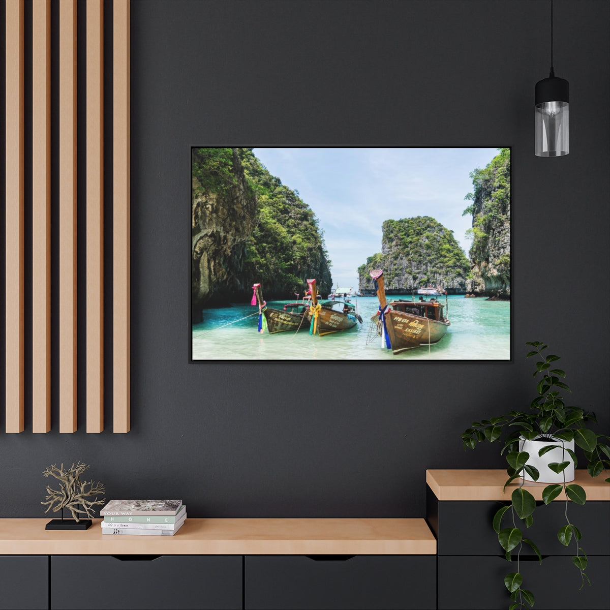 Thailand Islands & Boats Canvas Print