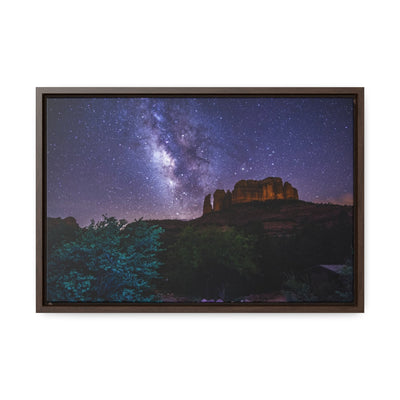 Cathedral Rock Milky Way Canvas Print