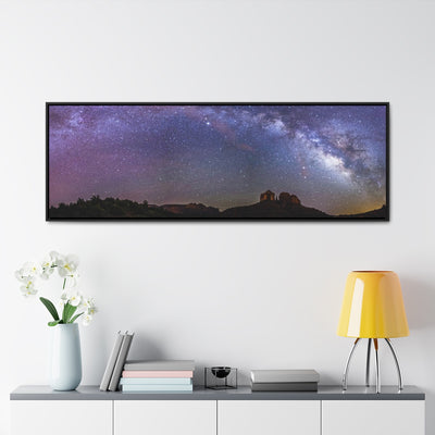 Milky Way Over Cathedral Rock Canvas Print