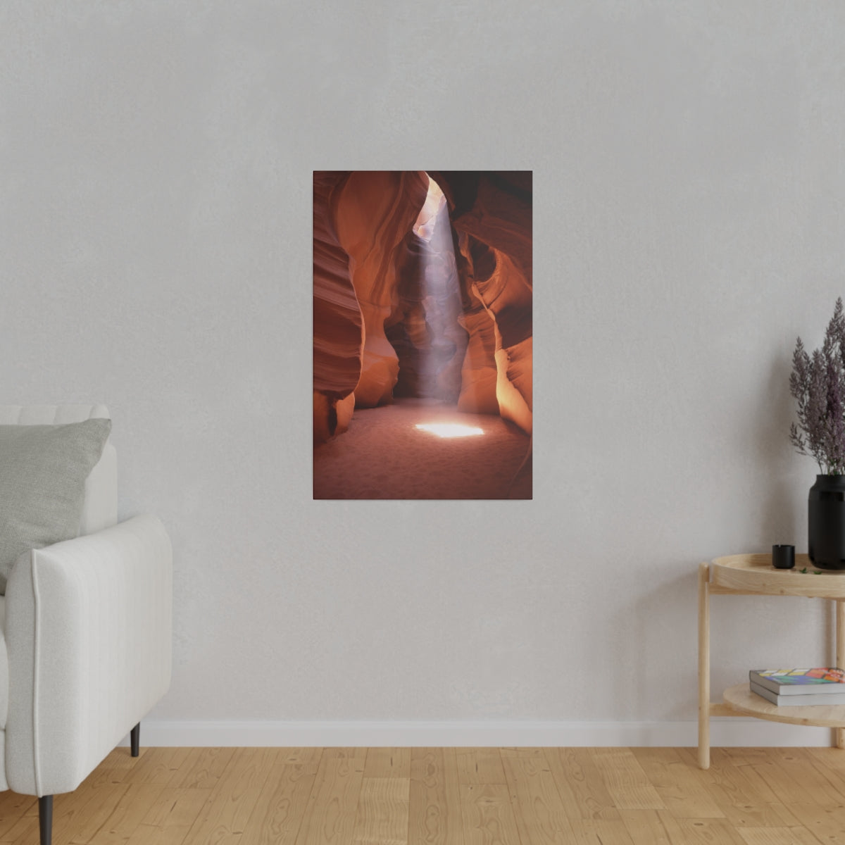 Slot Canyon Ray of Light Canvas Print