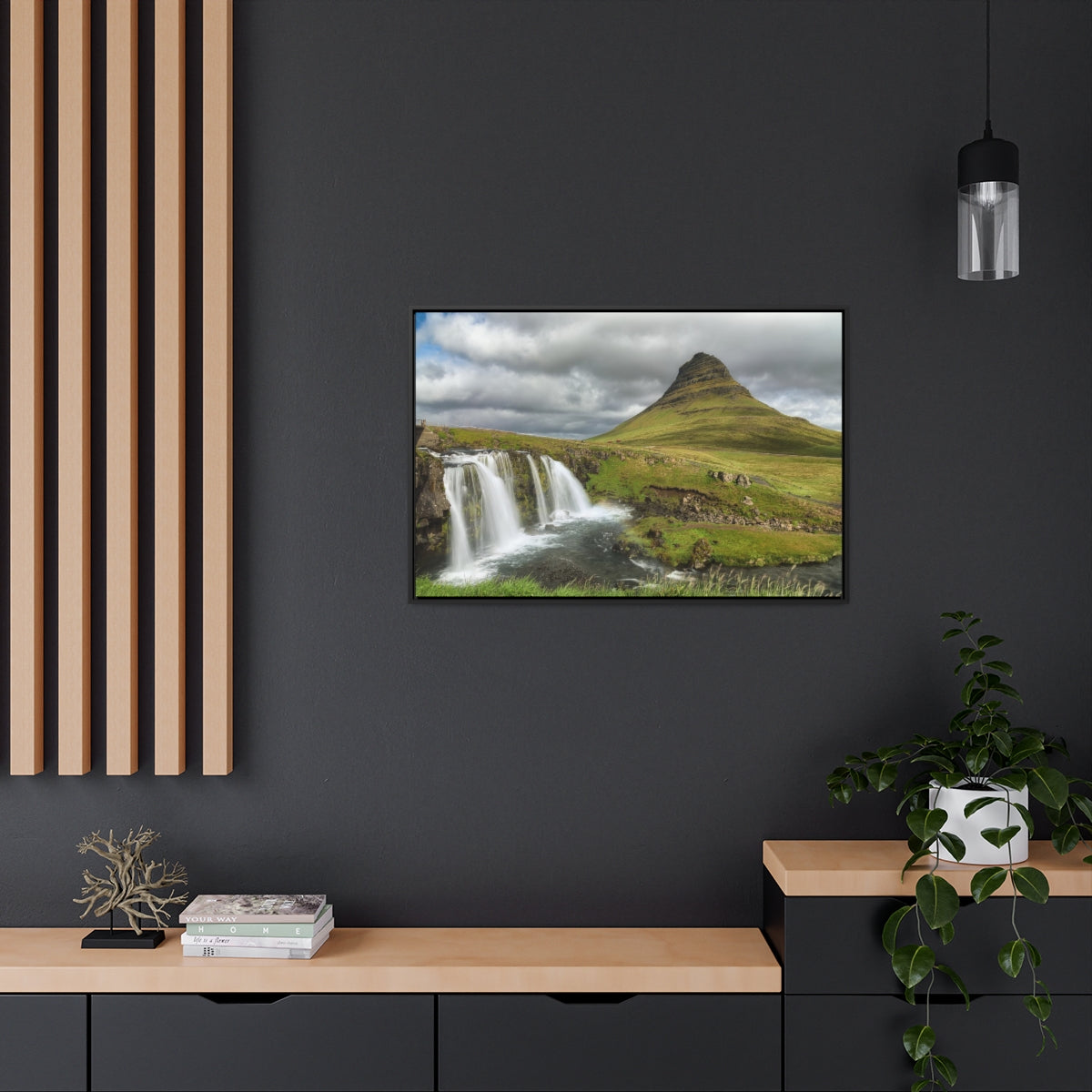 Iceland Waterfall Canvas Print