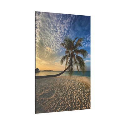 Bent Palm Tree Canvas Print