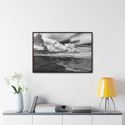 Grand Canyon Black and White Canvas Print