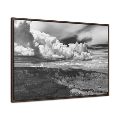Grand Canyon Black and White Canvas Print