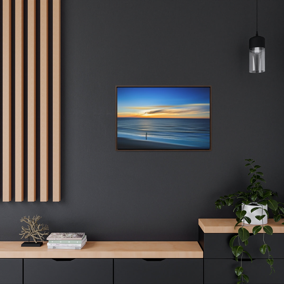 Beach Sunset Canvas Print