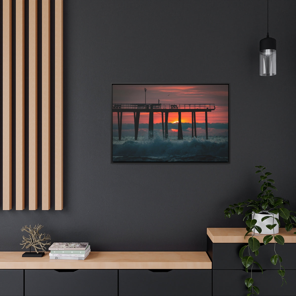 Ventnor Beach Pier Canvas Print