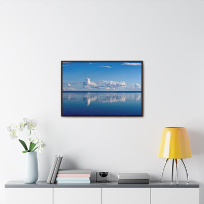 Clouds Reflecting Canvas Print