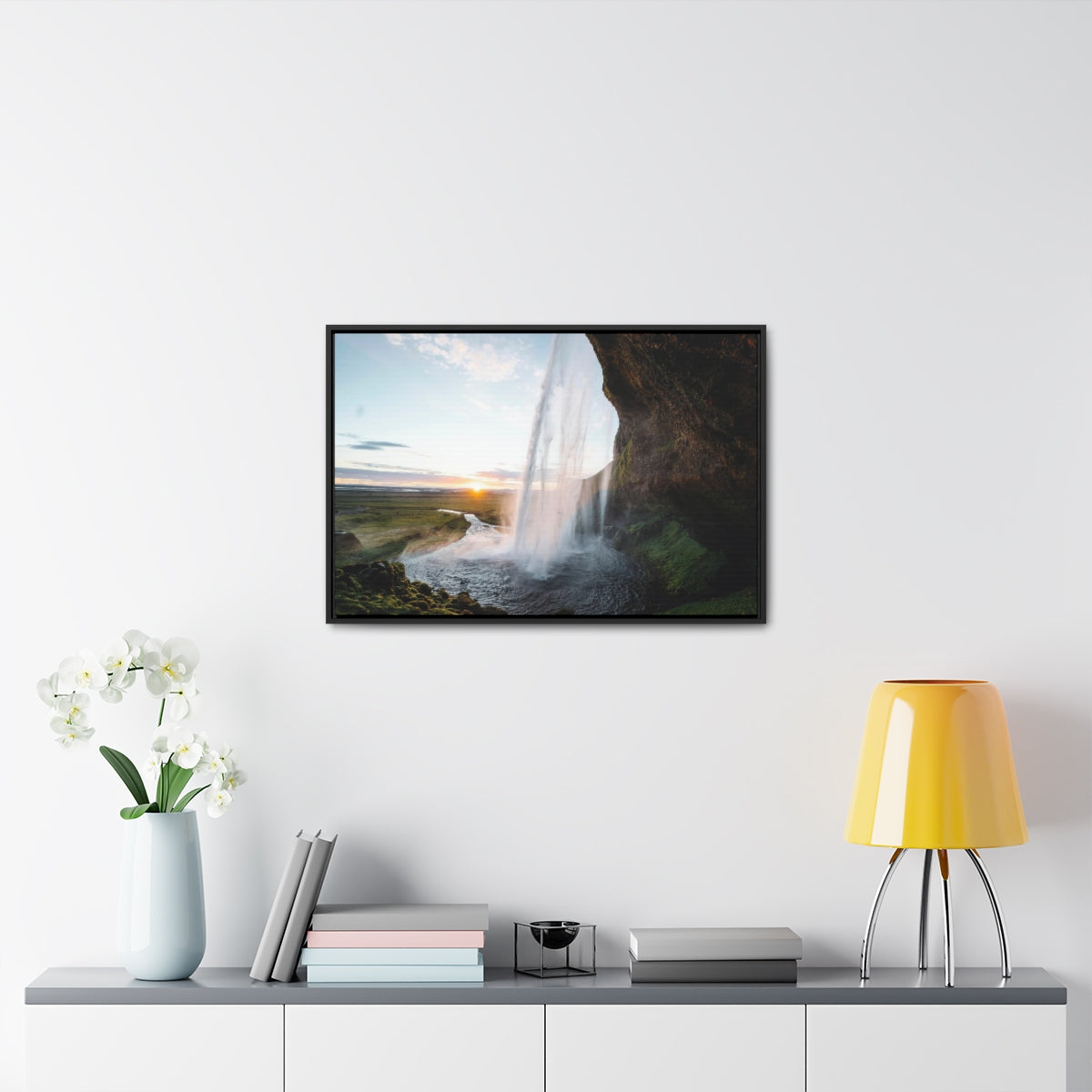 Iceland Waterfall Canvas Print