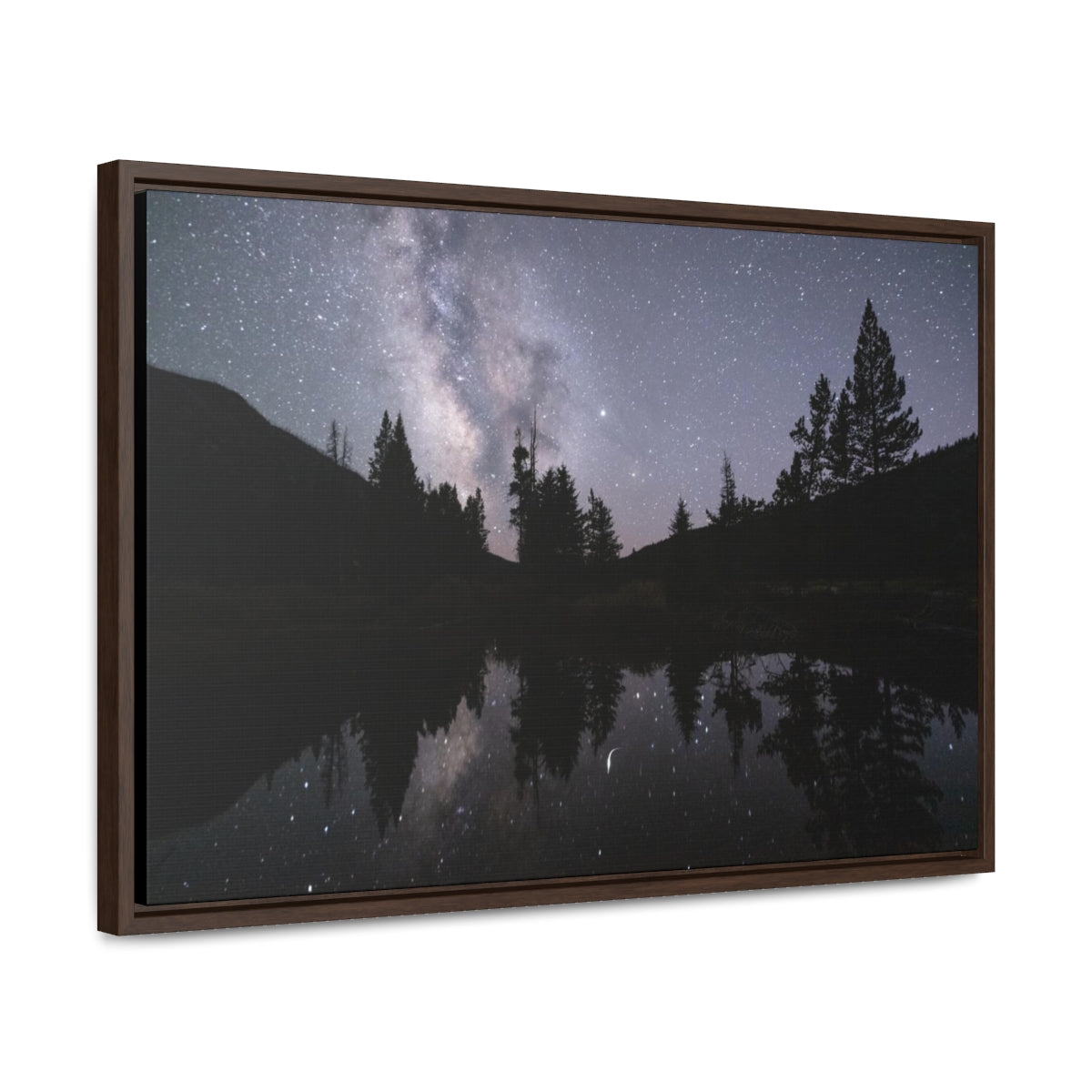 Milky Way Reflection Canvas Print