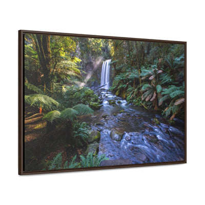 Tropical Forest Waterfall Canvas Print