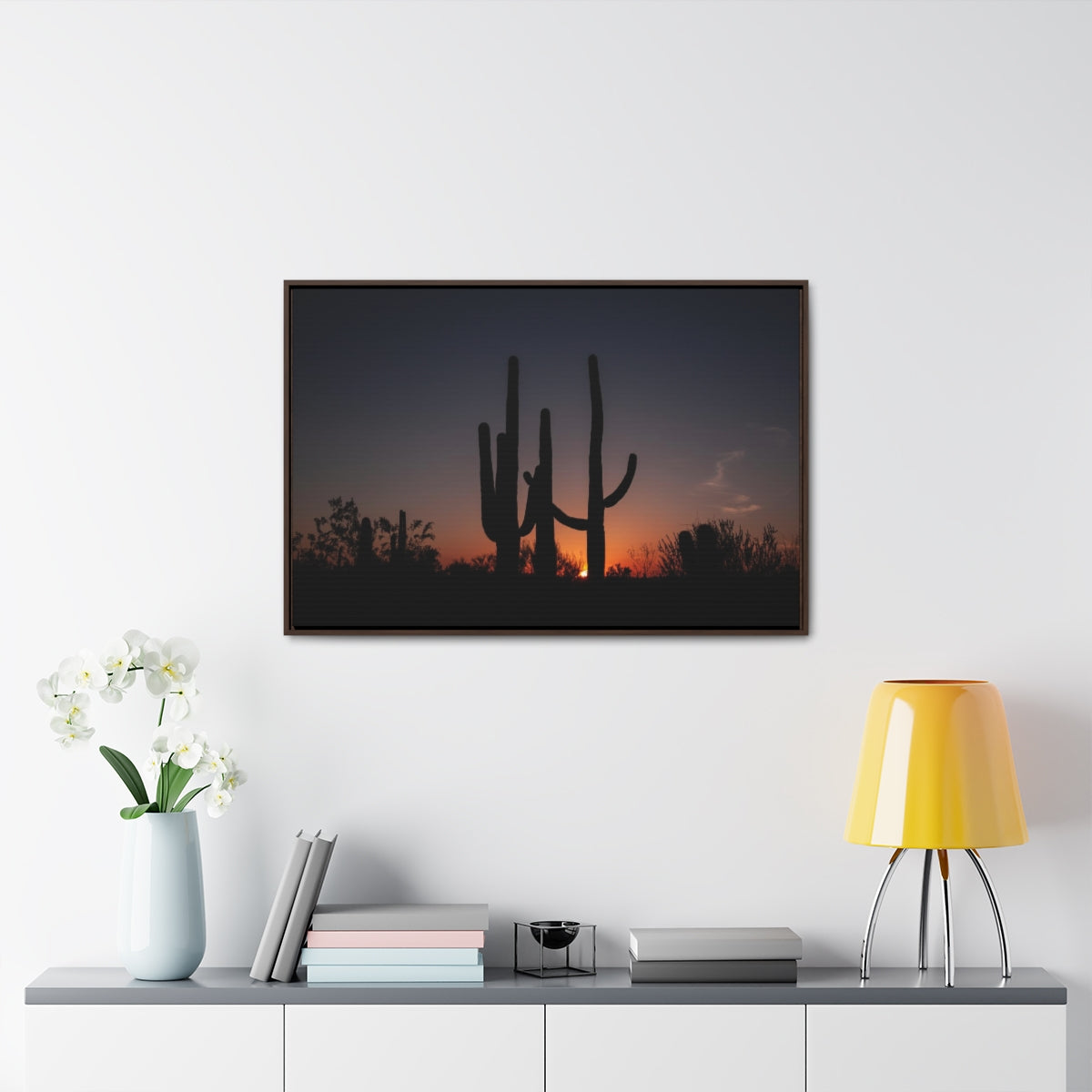 Arizona Saguaro Sunset Canvas Print
