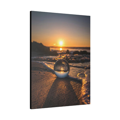 Glass Ball at Sunset Canvas Print