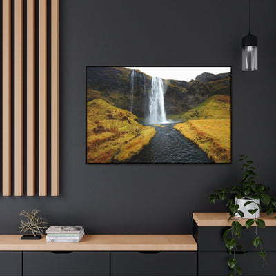 Waterfall Seljalandsfoss Iceland Canvas Print