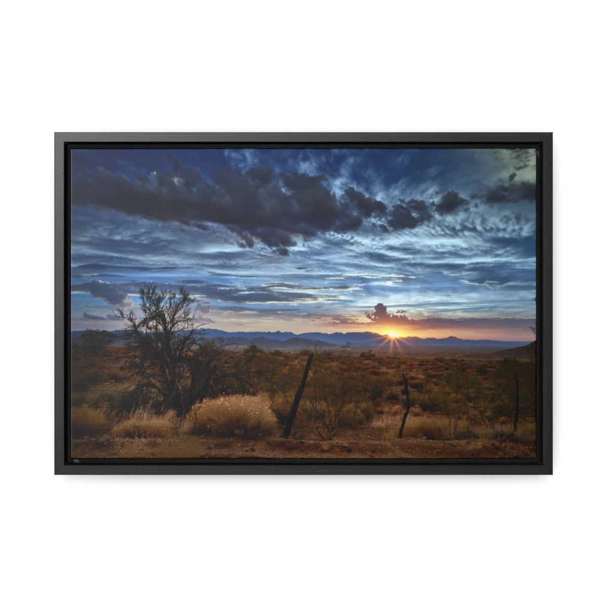 Northern Settlement Arizona Sunset Canvas Print