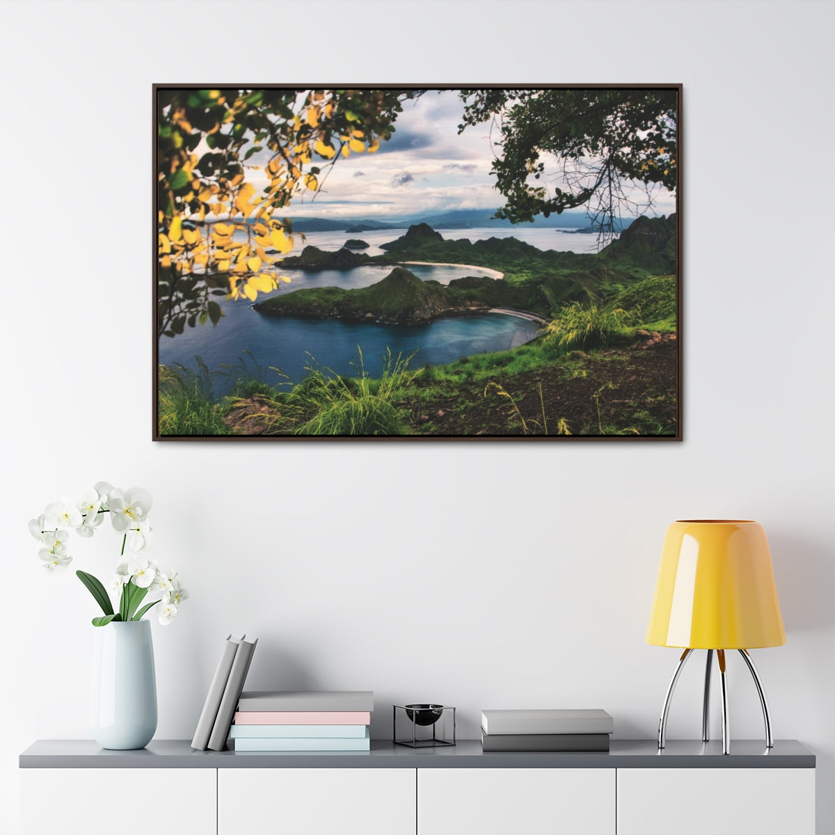 Island Lagoon Canvas Print