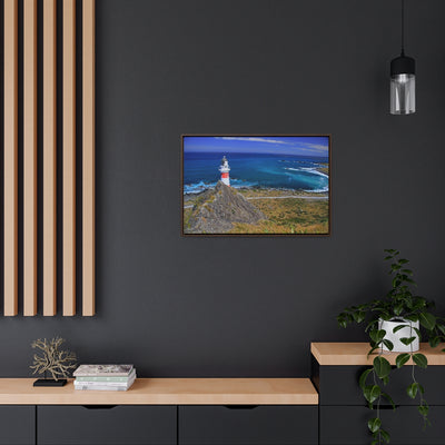 Striped Lighthouse Canvas Print