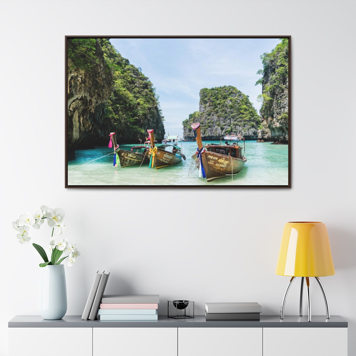 Thailand Islands & Boats Canvas Print