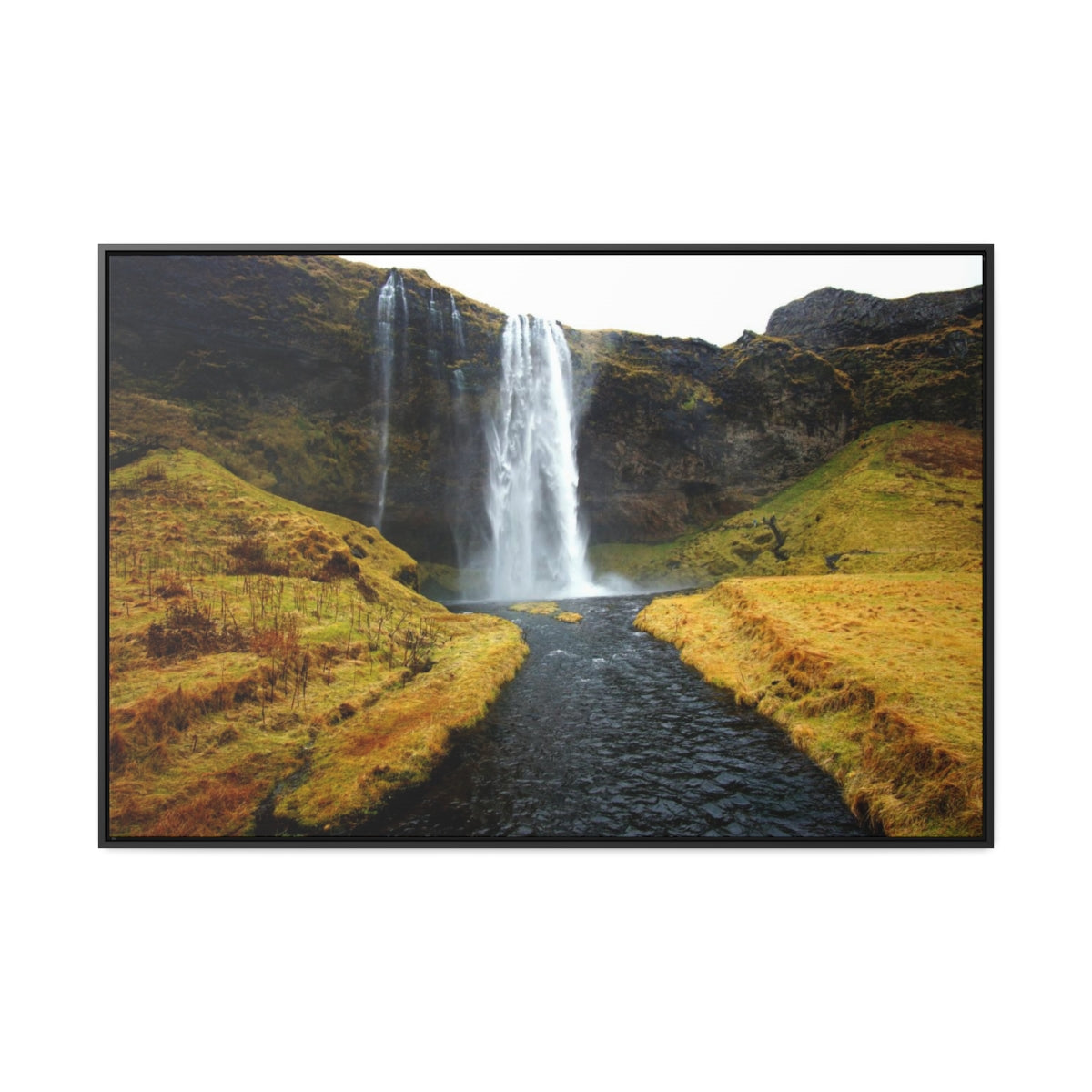 Waterfall Seljalandsfoss Iceland Canvas Print