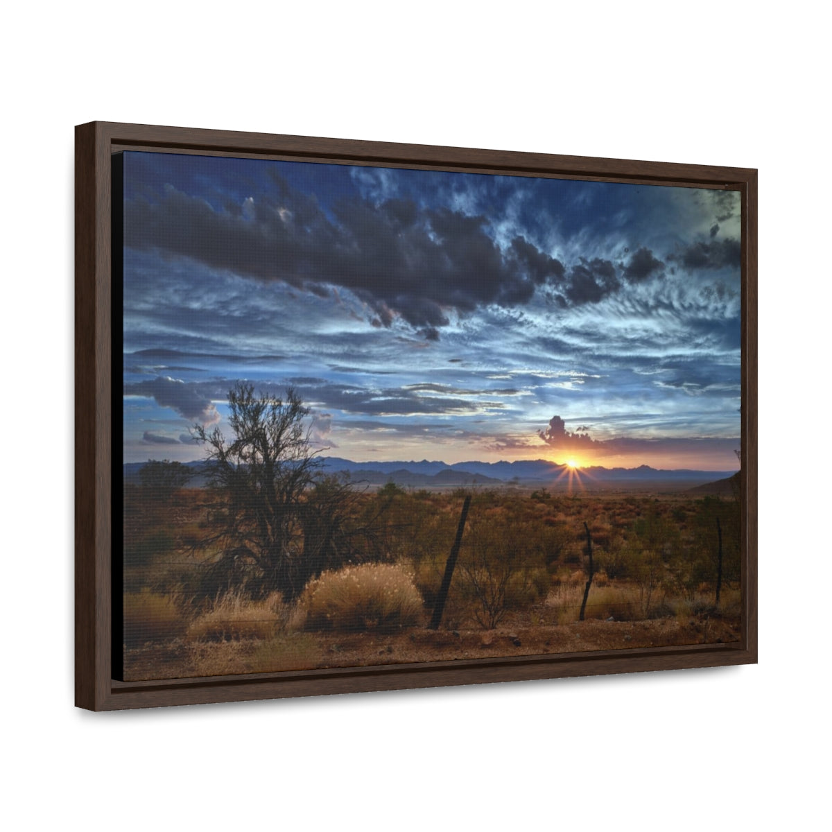 Northern Settlement Arizona Sunset Canvas Print